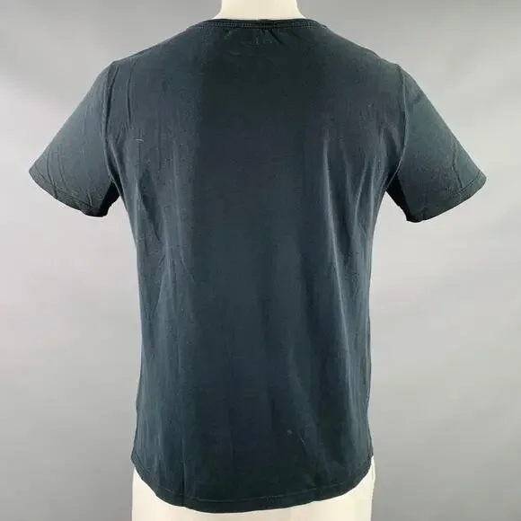 GUCCI Size XL Black Jersey Crew Neck T-shirt